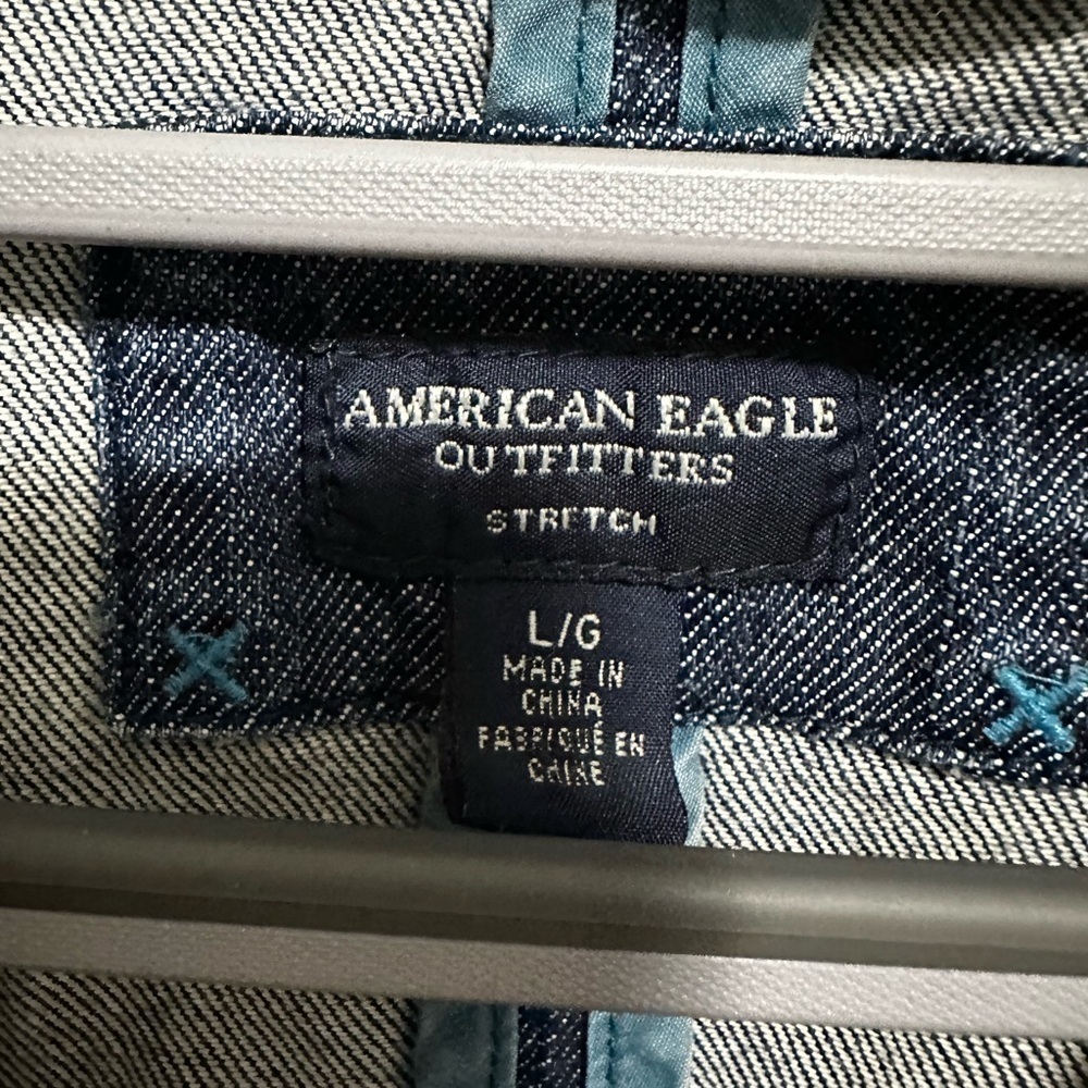 American Eagle Denim Jacket Size Large - Picture 8 of 8